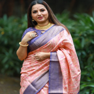 Pink Gadwal Sarees